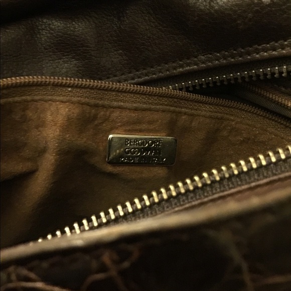 Bergdorf Goodman croc or gator purse-20yrs old min - Picture 1 of 6